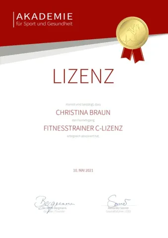 Fitnesstrainer C-Lizenz